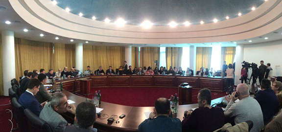 International Bloggers Forum commences in Stepanakert, Artsakh on March 19, 2017 (Photo: Irina Safaryan)