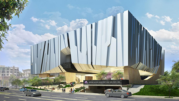 A concept design of the Armenian American Museum