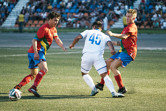 A scene from the Artsakh-Spami match