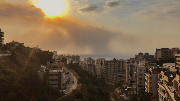 The Beirut sky (Photo by Shahen Araboghlian)