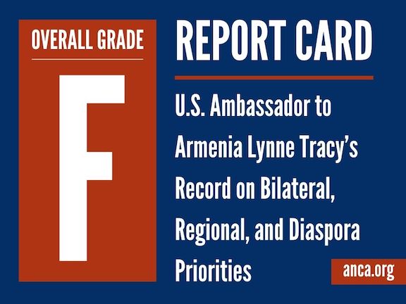 Ambassador Lynne Tracy's record warrants an "F" grade