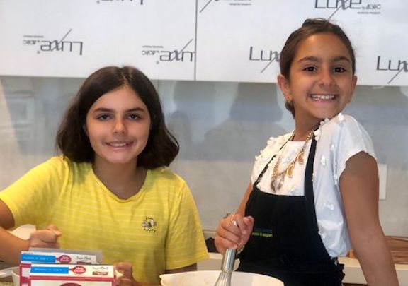 Chef Sevan's daughters Darla and Yeraz