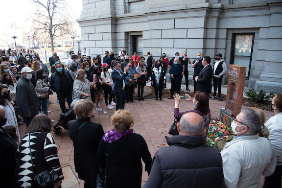 Colorado Armenian community gathers to mark 106th anniversary of the Armenian Genocide (Photo by Mher Ginosyan)