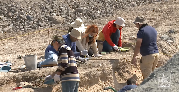 Archeologists excavate site in Yerevan where Urartu-era artifacts were discovered